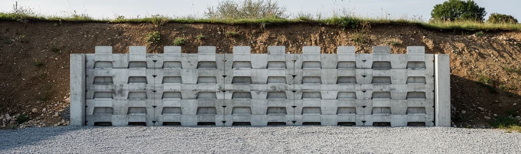 Modular concrete noise barrier wall
